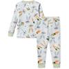 imageBurts Bees Baby Girls 2Piece Long Sleeve Tee and Pants Organic Cotton Pajama SetBeing a Bunny