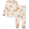 imageBurts Bees Baby Girls 2Piece Long Sleeve Tee and Pants Organic Cotton Pajama SetGooey Cinnamon Rolls
