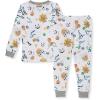 imageBurts Bees Baby Girls 2Piece Long Sleeve Tee and Pants Organic Cotton Pajama SetHalloween Treats