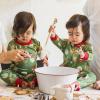 imageBurts Bees Baby Girls 2Piece Long Sleeve Tee and Pants Organic Cotton Pajama SetHoliday Cookies