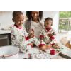 imageBurts Bees Baby Girls 2Piece Long Sleeve Tee and Pants Organic Cotton Pajama SetHoliday Hands