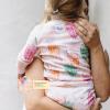 imageBurts Bees Baby Girls 2Piece Long Sleeve Tee and Pants Organic Cotton Pajama SetOrange Crush