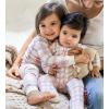imageBurts Bees Baby Girls 2Piece Long Sleeve Tee and Pants Organic Cotton Pajama SetSwiss Chalet 2pk