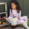 imageBurts Bees Baby Girls 2Piece Long Sleeve Tee and Pants Organic Cotton Pajama SetSwiss Chalet 2pk