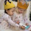 imageBurts Bees Baby Girls 2Piece Long Sleeve Tee and Pants Organic Cotton Pajama SetTea Time