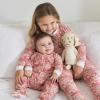 imageBurts Bees Baby Girls 2Piece Long Sleeve Tee and Pants Organic Cotton Pajama SetVibrant Garden