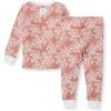 imageBurts Bees Baby Girls 2Piece Long Sleeve Tee and Pants Organic Cotton Pajama SetVibrant Garden
