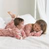 imageBurts Bees Baby Girls 2Piece Long Sleeve Tee and Pants Organic Cotton Pajama SetVibrant Garden