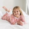 imageBurts Bees Baby Girls 2Piece Long Sleeve Tee and Pants Organic Cotton Pajama SetVibrant Garden