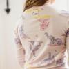 imageBurts Bees Baby Girls 2Piece Long Sleeve Tee and Pants Organic Cotton Pajama SetYogi Elephants