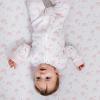 imageBurts Bees Baby Girls Loose Fit Organic Cotton Sleep and Play OnePiece Zip Front Footed PajamasGraceful Swans