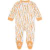 imageBurts Bees Baby Girls Snug Fit OnePiece Footed NonSlip Sleeper PajamasCrunch Carrots
