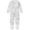 imageBurts Bees Baby Girls Snug Fit OnePiece Footed NonSlip Sleeper PajamasDream Ballet