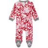 imageBurts Bees Baby Girls Snug Fit OnePiece Footed NonSlip Sleeper PajamasI Love You