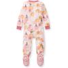 imageBurts Bees Baby Girls Snug Fit OnePiece Footed NonSlip Sleeper PajamasMagical Pumpkins