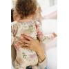 imageBurts Bees Baby Girls Snug Fit OnePiece Footed NonSlip Sleeper PajamasMountain Floral