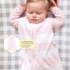 imageBurts Bees Baby Girls Snug Fit OnePiece Footed NonSlip Sleeper PajamasPink
