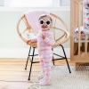 imageBurts Bees Baby Girls Snug Fit OnePiece Footed NonSlip Sleeper PajamasPink Rugby Stripe