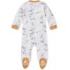 imageBurts Bees Baby Girls Snug Fit OnePiece Footed NonSlip Sleeper PajamasRabbit Habit