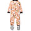 imageBurts Bees Baby Girls Snug Fit OnePiece Footed NonSlip Sleeper PajamasStarry Ghost