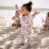 imageBurts Bees Baby Girls Snug Fit OnePiece Footed NonSlip Sleeper PajamasStarry Night Sky
