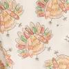 imageBurts Bees Baby Girls Snug Fit OnePiece Footed NonSlip Sleeper PajamasVivid Turkey