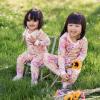 imageBurts Bees Baby Girls Snug Fit OnePiece Footed NonSlip Sleeper PajamasWild Floral