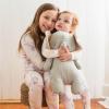 imageBurts Bees Baby Girls Snug Fit OnePiece Footed NonSlip Sleeper PajamasYogi Elephants