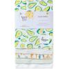 imageBurts Bees Baby Infant Burp Cloths 100 Organic Cotton Extra Absorbent Soft Fabric Drool Cloths 5Pack Newborn MustHave Essential Large Burping Cloths One Size 17 x 1175 InchesCarrots  Avocados