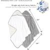 imageBurts Bees Baby Infant Hooded Towels Little Ducks Organic Cotton Unisex Bath Essentials and Newborn Necessities Soft Nursery Towel with Hood Set 2Pack Size 29 x 29 InchHello Moon