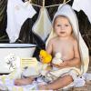 imageBurts Bees Baby Infant Hooded Towels Little Ducks Organic Cotton Unisex Bath Essentials and Newborn Necessities Soft Nursery Towel with Hood Set 2Pack Size 29 x 29 InchLittle Ducks