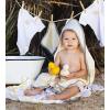 imageBurts Bees Baby Infant Hooded Towels Little Ducks Organic Cotton Unisex Bath Essentials and Newborn Necessities Soft Nursery Towel with Hood Set 2Pack Size 29 x 29 InchLittle Ducks