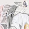 imageBurts Bees Baby Infant Hooded Towels Little Ducks Organic Cotton Unisex Bath Essentials and Newborn Necessities Soft Nursery Towel with Hood Set 2Pack Size 29 x 29 InchHello Moon