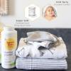 imageBurts Bees Baby Infant Hooded Towels Little Ducks Organic Cotton Unisex Bath Essentials and Newborn Necessities Soft Nursery Towel with Hood Set 2Pack Size 29 x 29 InchWhale of a Tale