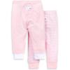 imageBurts Bees Baby Knit Jogger Pants Baby Sweatpants 100 Organic Cotton Infant BottomsBlossom SolidStripes 2pk