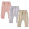 imageBurts Bees Baby Knit Jogger Pants Baby Sweatpants 100 Organic Cotton Infant BottomsPink 3pk