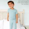 imageBurts Bees Baby Unisex Baby Honeysoft 2 Pc PajamasJersey Slub Short Sleeve Tee and Pant SetOrganic Cotton ampamp Lyocell BlendSeaglass Blue