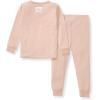 imageBurts Bees Baby Unisex Baby Honeysoft Pajamas Tee and Pant 2Piece Pj Set Soft Organic Cotton ampamp Lyocell BlendApple Jersey Slub