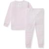 imageBurts Bees Baby Unisex Baby Honeysoft Pajamas Tee and Pant 2Piece Pj Set Soft Organic Cotton ampamp Lyocell BlendLavender Jersey Slub