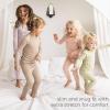 imageBurts Bees Baby Unisex Baby Honeysoft Pajamas Tee and Pant 2Piece Pj Set Soft Organic Cotton ampamp Lyocell BlendMoss Jersey Slub