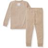 imageBurts Bees Baby Unisex Baby Honeysoft Pajamas Tee and Pant 2Piece Pj Set Soft Organic Cotton ampamp Lyocell BlendNeutral Jersey Slub