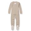 imageBurts Bees Baby Unisex Baby Honeysoft Sleeper Pajamas Zip Front Nonslip Footed Footie Pjs Organic Cotton ampamp LyocellDelicate Doe