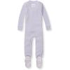 imageBurts Bees Baby Unisex Baby Honeysoft Sleeper Pajamas Zip Front Nonslip Footed Footie Pjs Organic Cotton ampamp LyocellFlowering Lilac