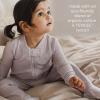 imageBurts Bees Baby Unisex Baby Honeysoft Sleeper Pajamas Zip Front Nonslip Footed Footie Pjs Organic Cotton ampamp LyocellFlowering Lilac