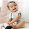 imageBurts Bees Baby Unisex Baby Short Sleeve Pajamas Onepiece Sleeper Romper Pjs Snug Fit for Infants 3 to 24 MonthsMagical Mermaids