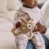 imageBurts Bees Baby Unisex Infant Rattle Toy Nursery Sensory Animal Plush Made with 100 Organic Cotton Shell and Polyester Fill Sweet Bear Bunny or Dog Stuffed Animals for BabiesBear Rattle