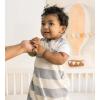 imageBurts Bees Baby Unisex Newborn Essentials 100 Organic Cotton Beekeeper Wearable BlanketBlue Rugby Stripe