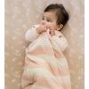 imageBurts Bees Baby Unisex Newborn Essentials 100 Organic Cotton Beekeeper Wearable BlanketPink Sand Rugby Stripe
