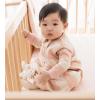 imageBurts Bees Baby Unisex Newborn Essentials 100 Organic Cotton Beekeeper Wearable BlanketQuilted Pink Sand Rugby Stripe