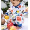imageBurts Bees Baby babyboys Footless Sleepers 100 Organic Cotton Onepiece Diagonal Zip Up Jumpsuit Snug Fit PajamasJuice Box